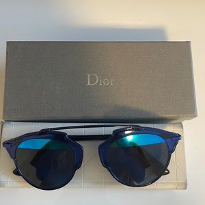 Authentic Dior Blue Sunglasses